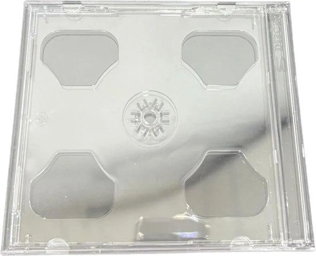 Boîtier de rangement double transparent pour disque Blu-ray et DVD x10