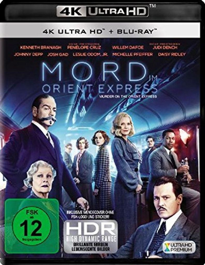 Mord im Orient Express (UHD+BR) 2Disc Min: 118DD5.1WS