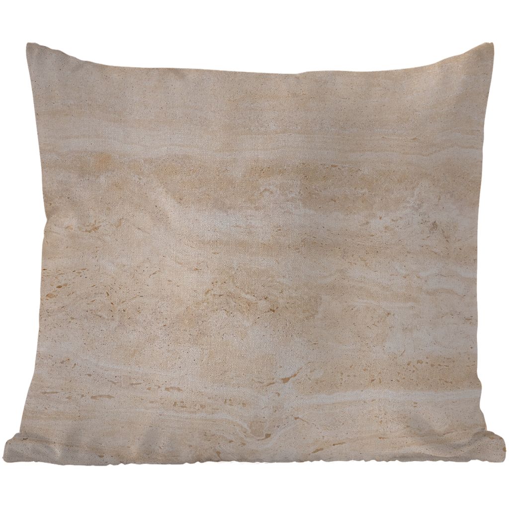 MuchoWow Outdoor Kissen - Marmor - Steine - Sand - Textur - 40x40 cm - Wetterfest - Lounge Kissen - Kopfkissen - Interieur - Polster mit Bild