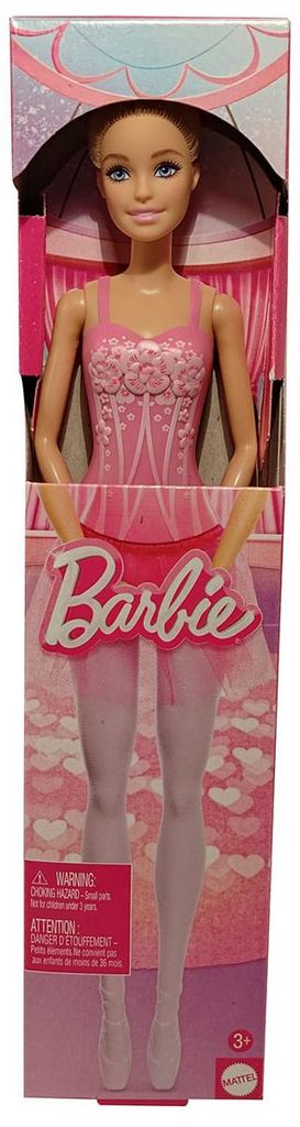 Barbie Ballerina-Puppe, blonde Modepuppe mit lilafarbenem, Produktbild 
