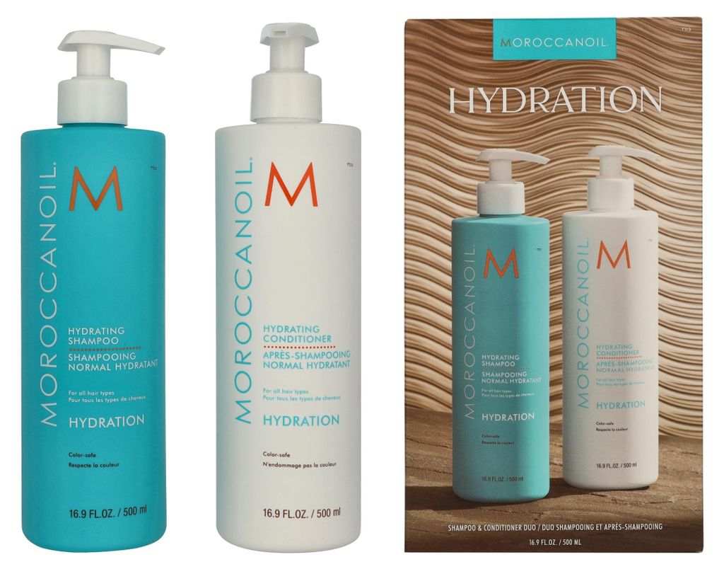 Set idratante Moroccanoil: Shampoo 500 ml / Balsamo 500 ml Immagine del prodotto 