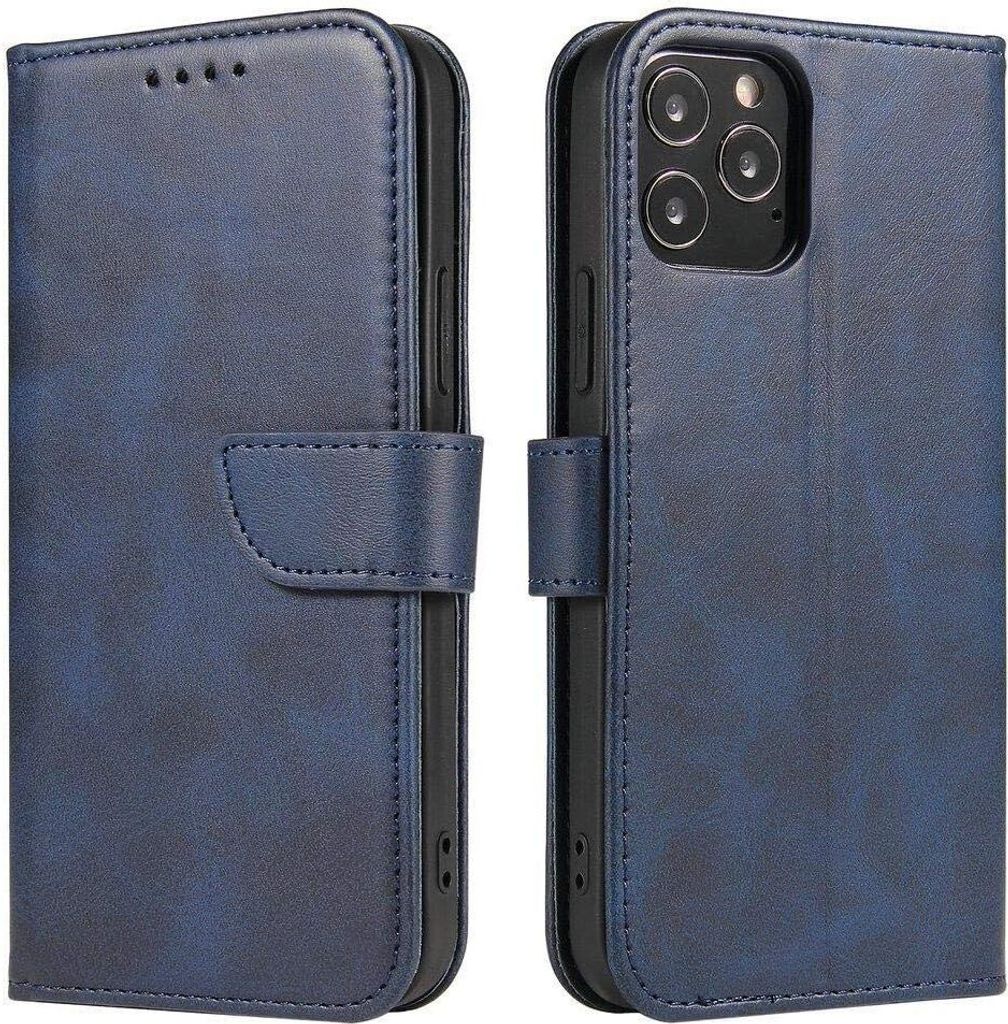 Magnethülle für Xiaomi Redmi 10C Hülle mit Flip Wallet Ständer blau