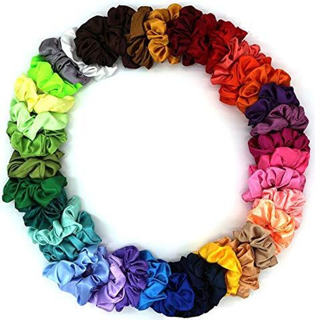 20 pcs Haargummis Scrunchies,Samt Farben Elastische Hair Produktbild 