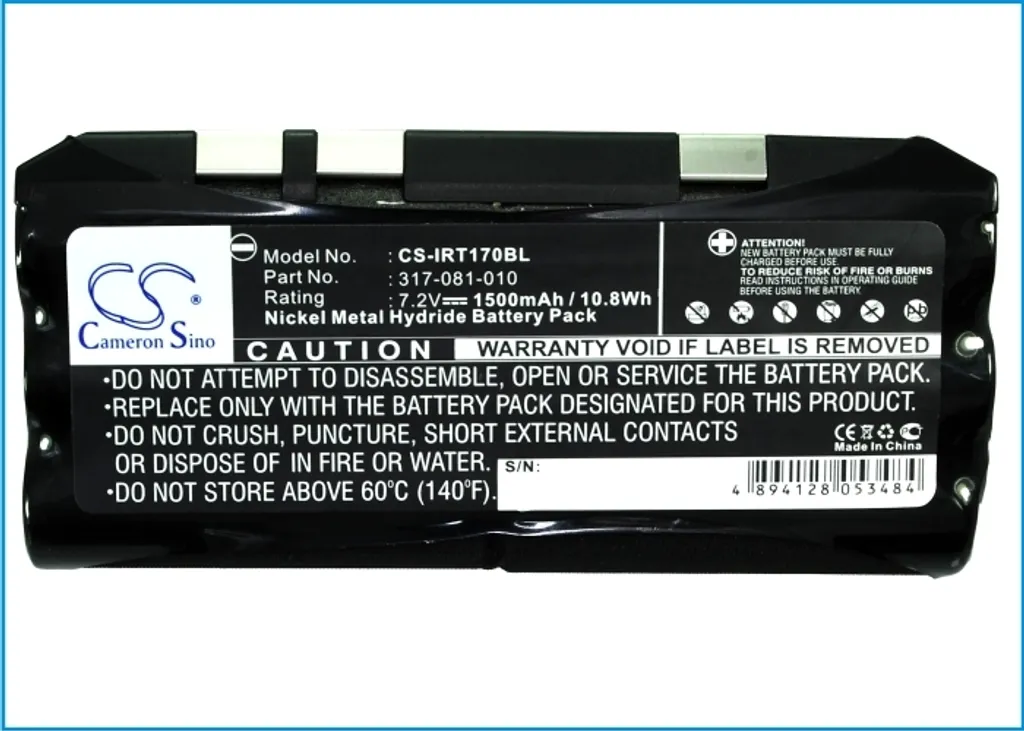 Batterie de Remplacement Intermec 317-081-010 pour Corriger l'Autonomie