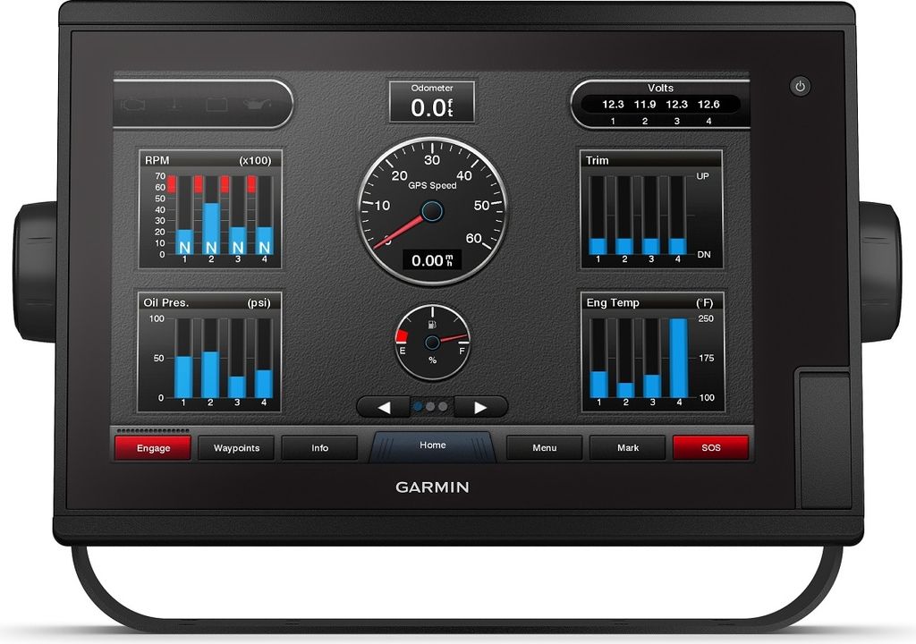 Garmin GPSMAP 1222 mit Touchscreen