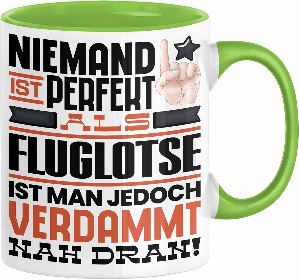 Fluglotse Geschenk Tasse Lustige Geschenkidee für Fluglotse Produktbild 