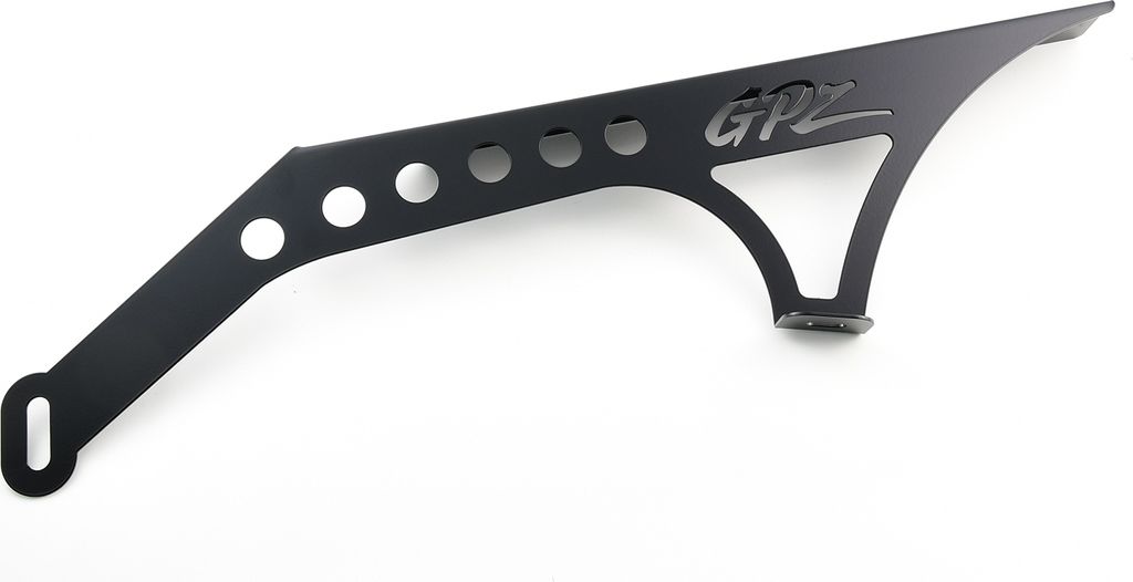 Kettenschutz kompatibel mit Kawasaki GPZ 1100 BJ 1981-98 Logo schwarz
