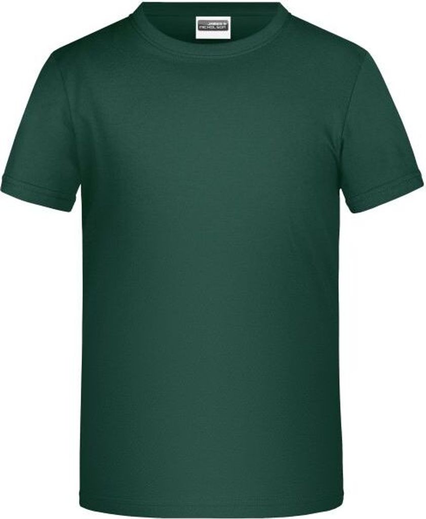 Promo-T Boy 150 Klassisches T-Shirt für Jungen dark-green, Gr. XS