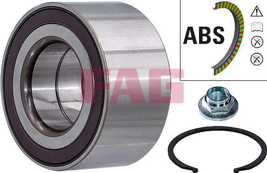 Roulement de roue OE 51720H8000 FAG 713 6269 60 haute résistance Kia Rio