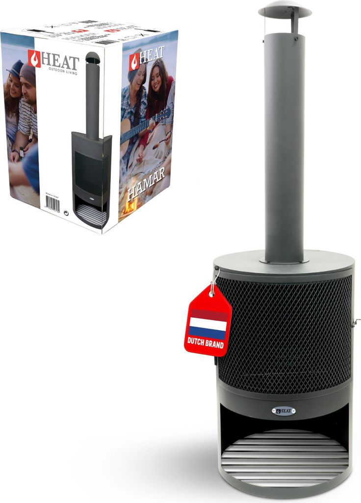 HEAT Outdoor Living Hamar Camino con Deposito Legna - Immagine del prodotto 
