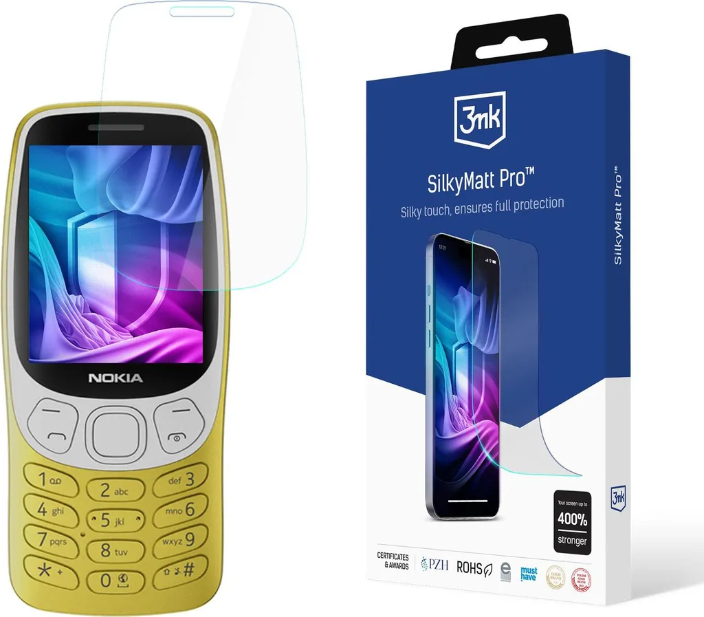 Nokia 3210 4G 2024: Protezione Schermo 3mk SilkyMatt Pro Originale