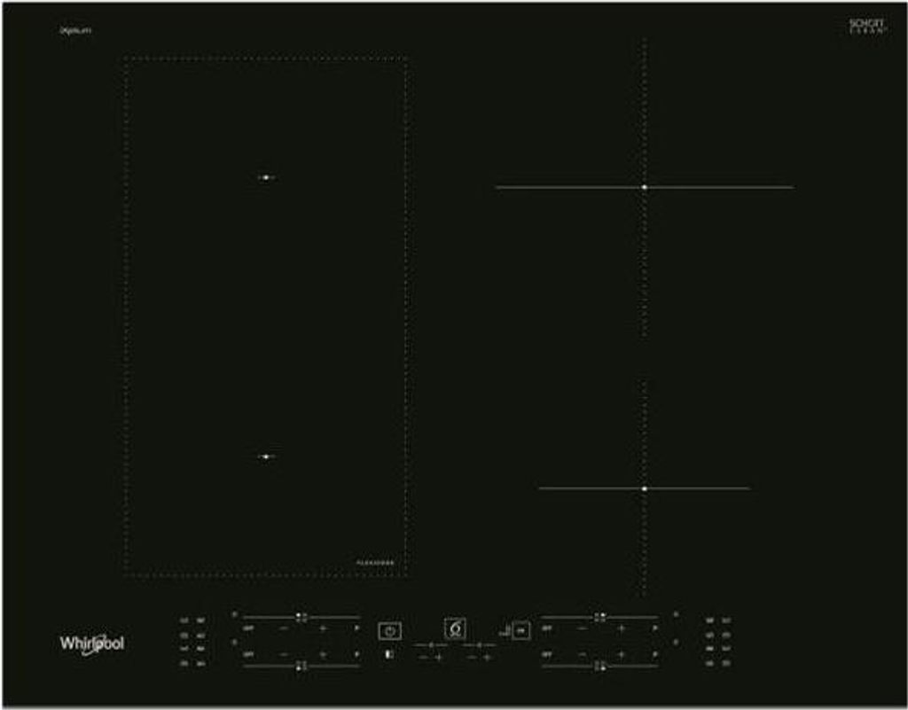 Whirlpool WL B4265 BF/IXL, Schwarz, Integriert, 65 cm, Produktbild 