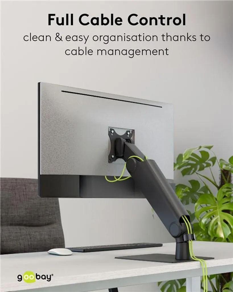 Support Écran de Table Orientable pour Moniteur 43-81 cm - Fixation VESA - 7