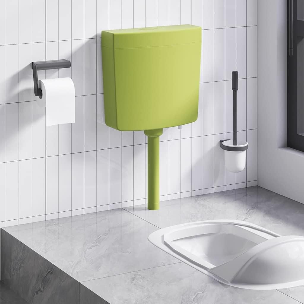 vidaXL Spülkasten Wasserzulauf Unten 3/6 L Olivgrün Produktbild 
