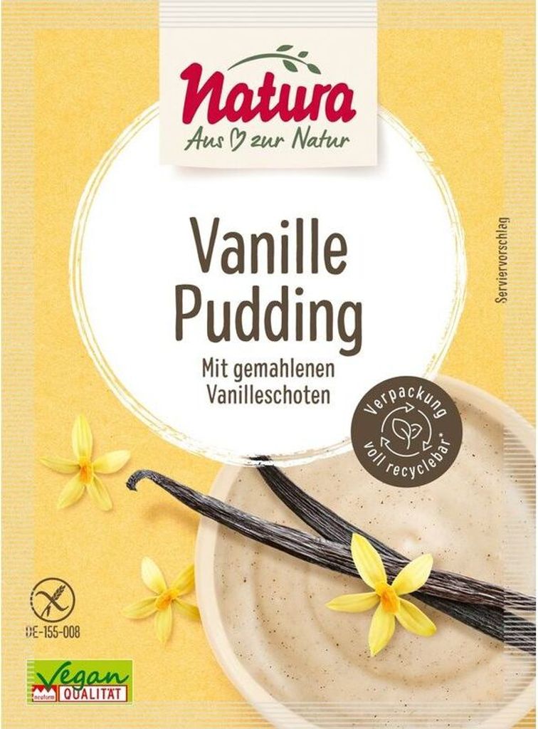 Natura Pudding Vanille Produktbild 