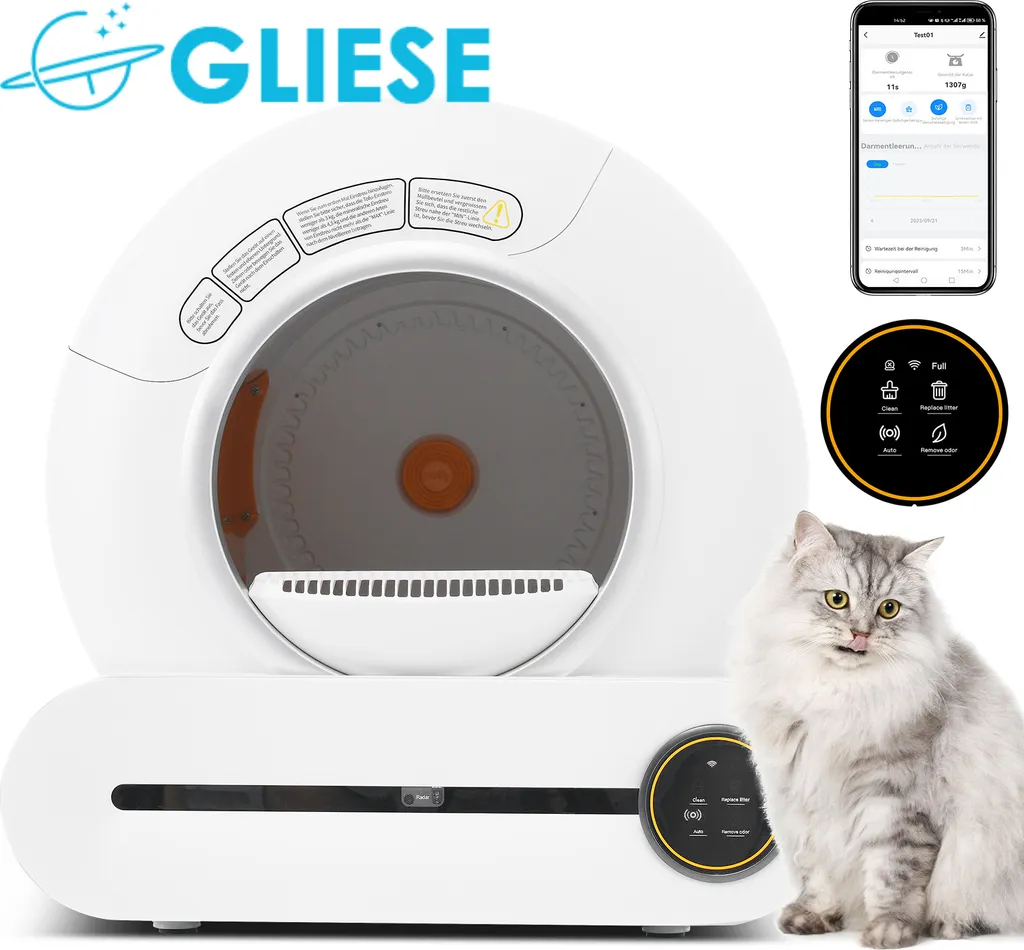 Litière automatique pour chat : fini les odeurs et la corvée 9L