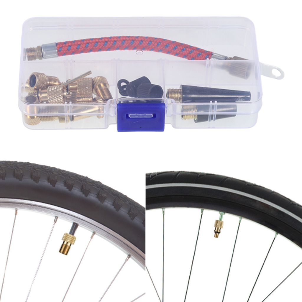Fahrradventil Adapter Set 21-teilig