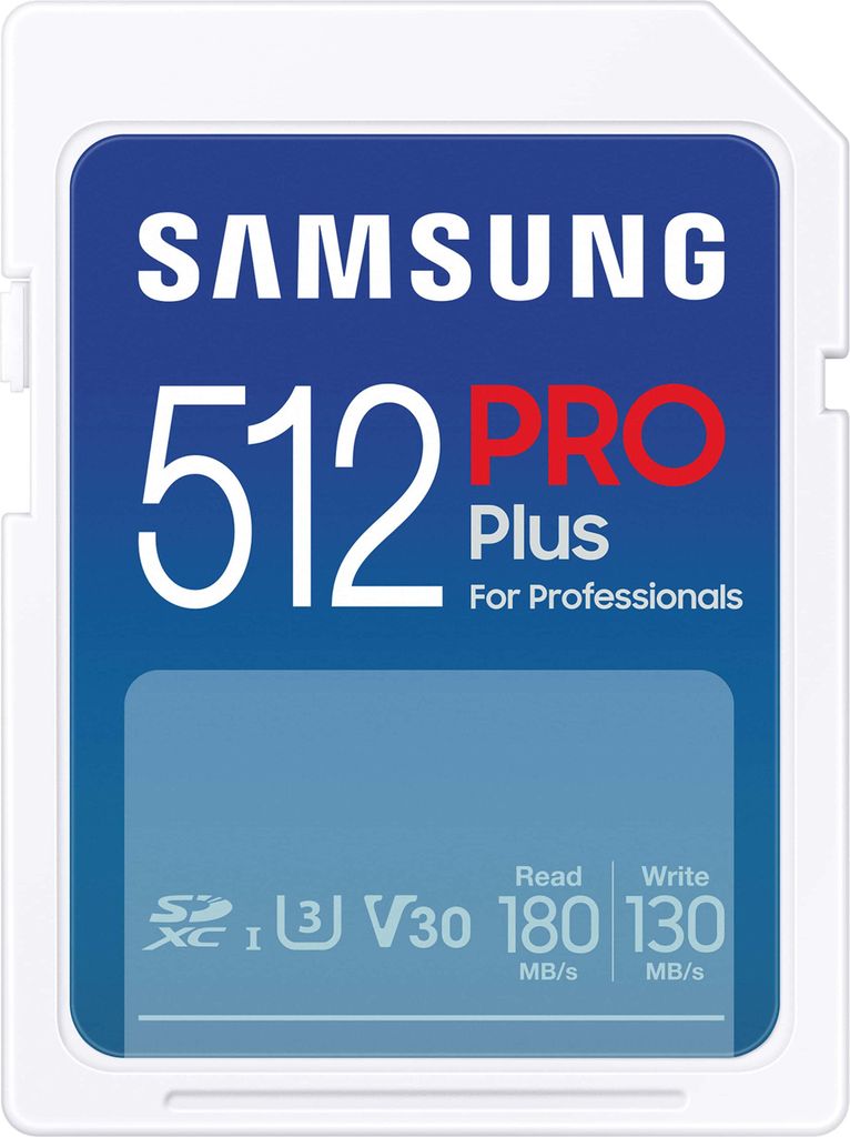 SD Card 512GB Samsung SDXC PRO Plus (2023)(CL10) retail