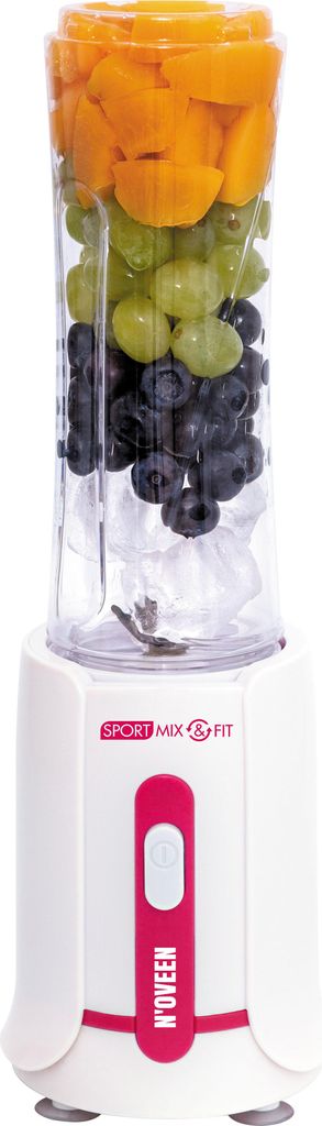 Noveen SB220 Mixer 0,6 l Tischplatten-Mixer 300 W Amarant Zdjęcie produktu 