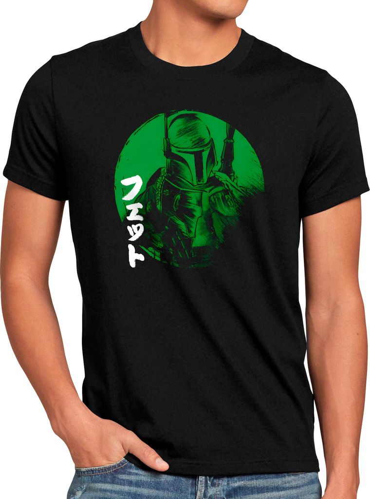 A.N.T. Green Fate Herren T-Shirt yoda mando kopfgeldjäger