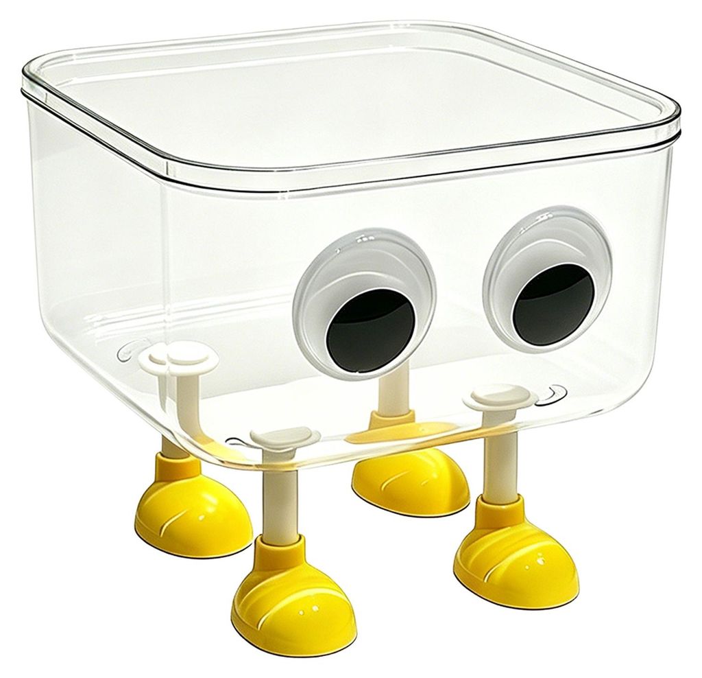 Aufbewahrungsbox mit großem Fassungsvermögen, Schreibtisch-Organizer, transparentes Design, Aufbewahrungsbox für Haaraccessoires, Schmuck und So...