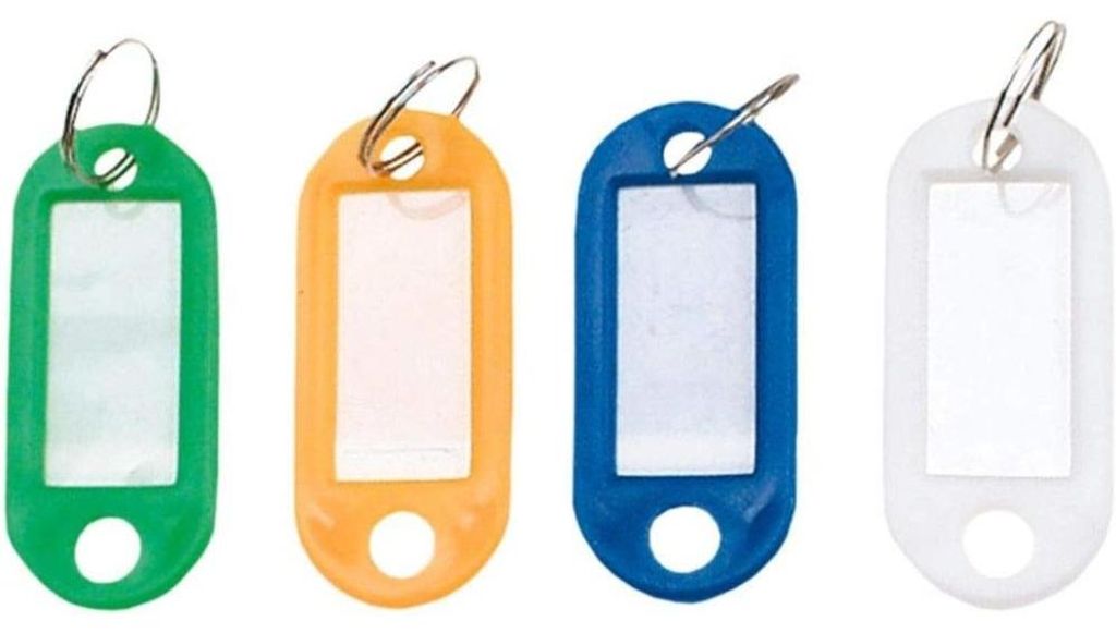 Distintivi per chiavi Top Tools, 12 pezzi. Immagine del prodotto 