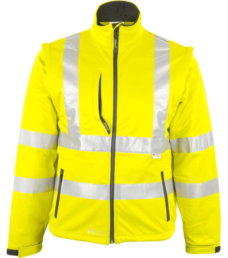 Prevent Softshell-Warnschutzjacke 8060 Gr. L neongelb Produktbild 
