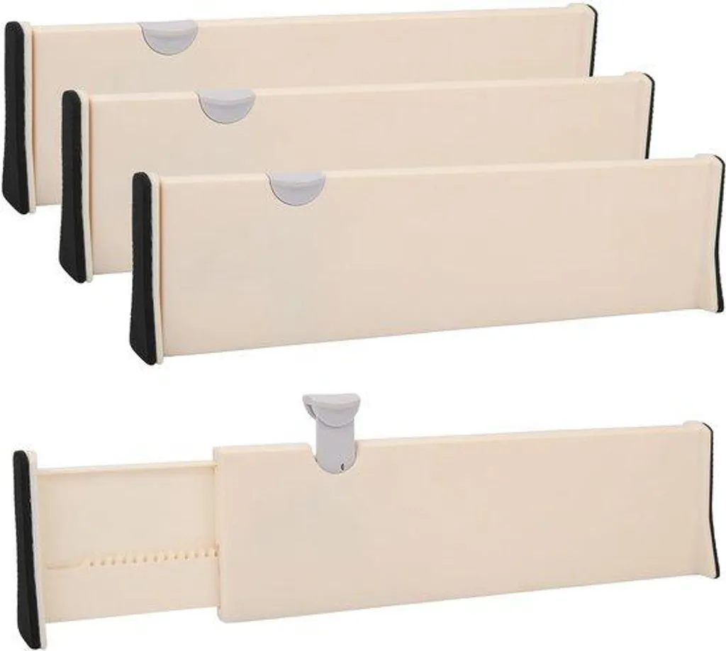 Organiseur de tiroir transparent 37,5x10cm - Bac de tri multi-usage