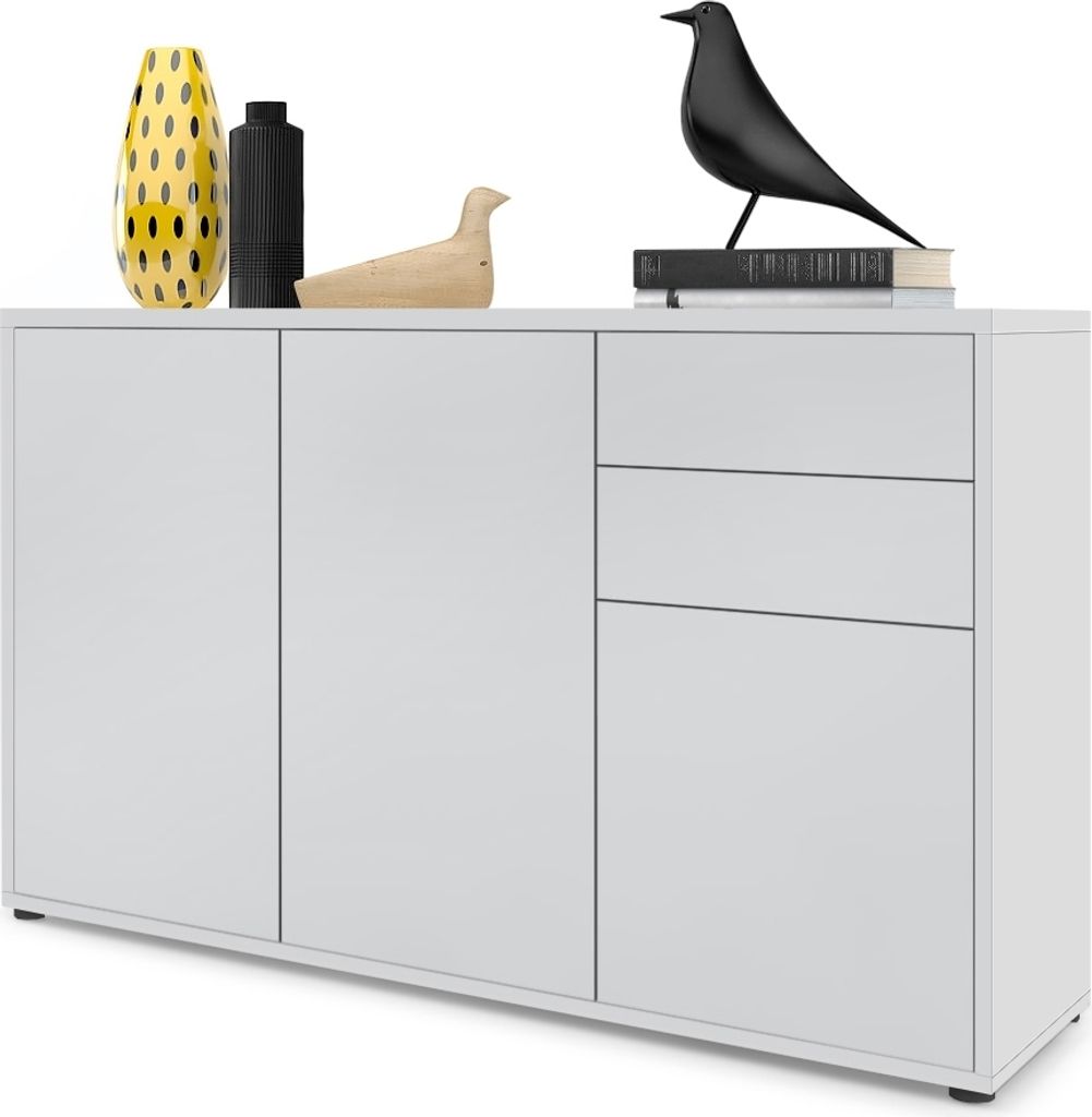 Vladon Sideboard Ben V3, Kommode mit 3 Türen und 2 Produktbild 