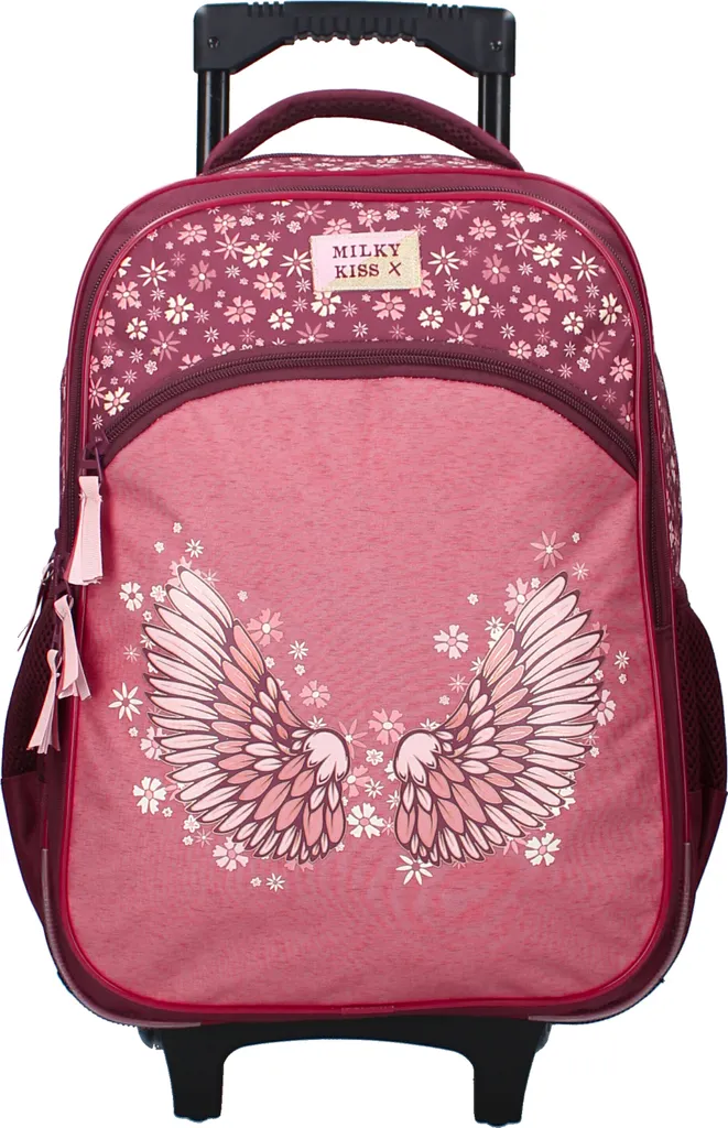 Milky Kiss Wild Bliss Sac à dos convertible trolley Violet ultra léger