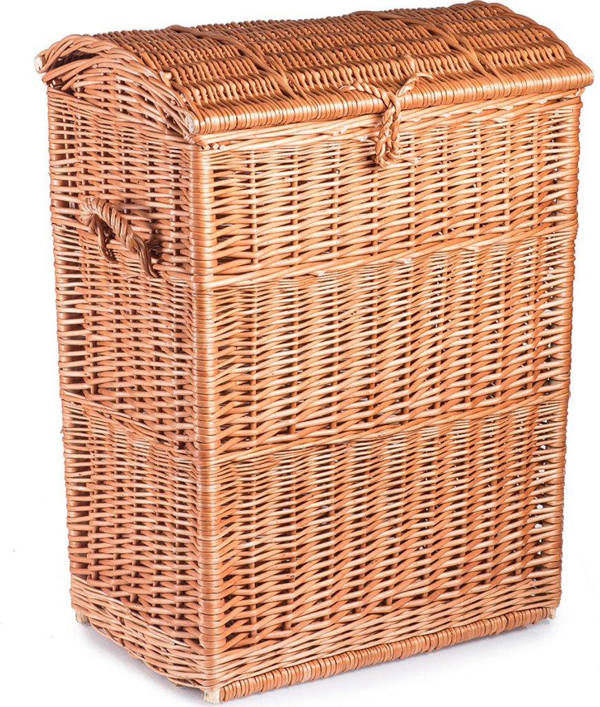 JIPRO Wäschekorb aus Weide eckig Prosop II. - Weidenkorb - B 46 x T 36 x H 60(cm)