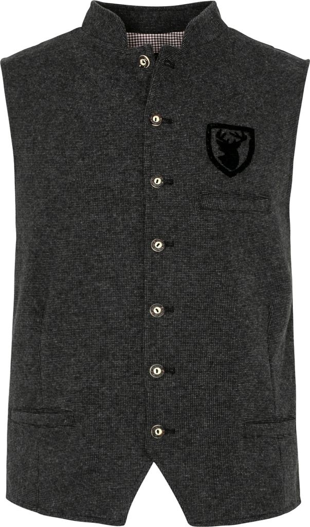 Trachtenweste Pascal anthrazit 3XL