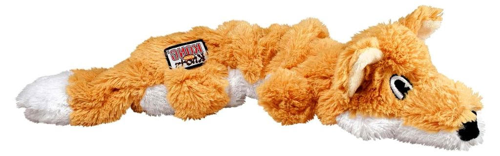 Scrunch Knots Fox – Innere geknotete Seile und minimale Füllung für weniger Unordnung – Für mittelgroße und große Hunde