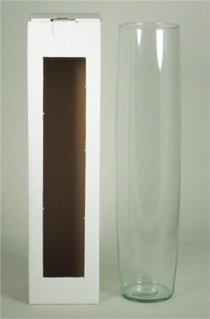 INNA-Glas Bodenvase Glas MANRESA, transparent, 50cm, Produktbild 