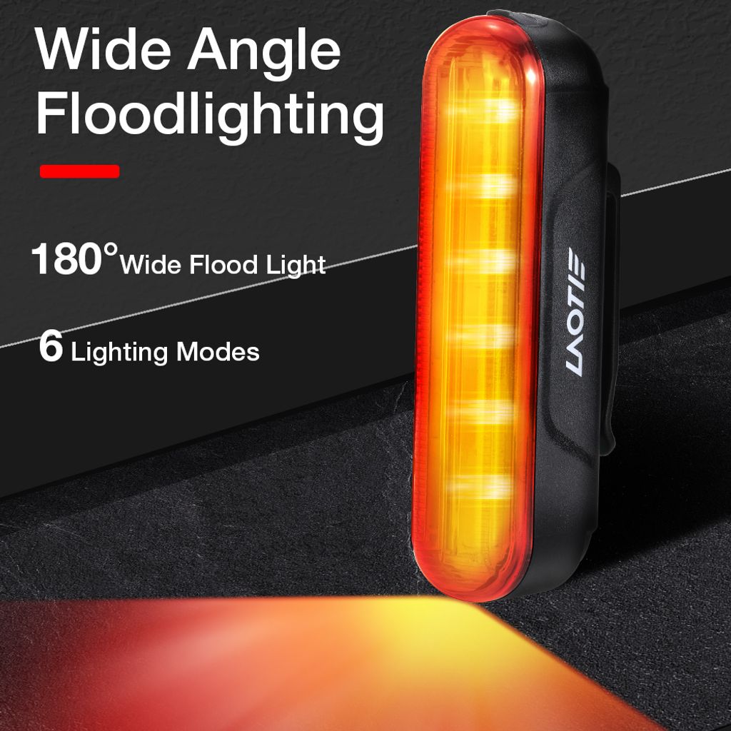Smartes Bremslicht für Fahrräder, 500mAh , 6 Lichtmodi, Produktbild 5