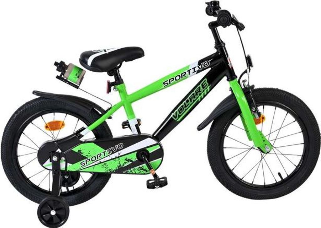 Volare Sportivo Kinderfahrrad - Jungen - 16 Zoll - Grün Produktbild 