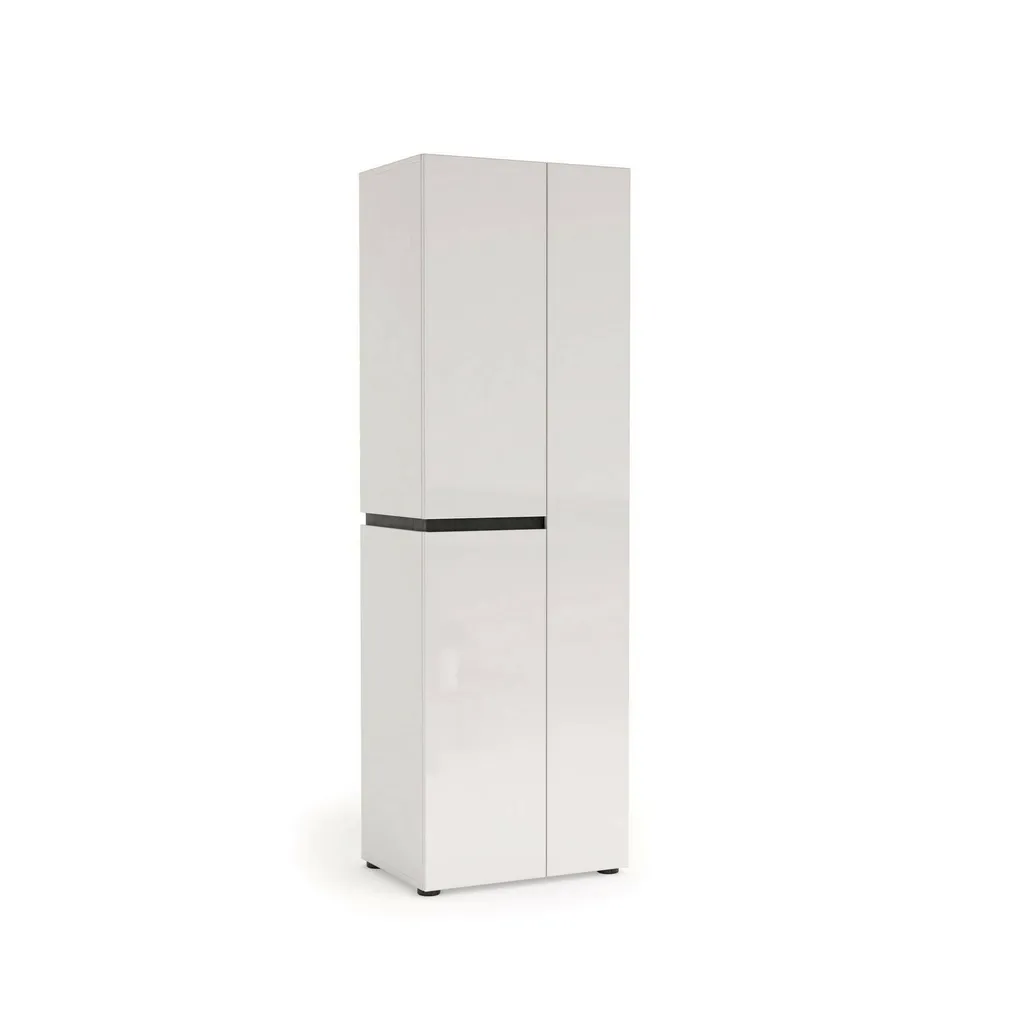 Meuble de rangement colonne Linfa 61 cm blanc laqué pour votre maison