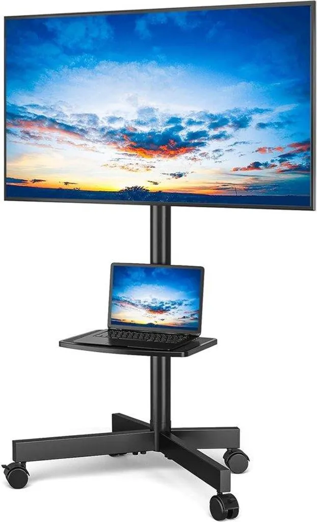 Support de table TV et moniteur PC 27-60 pouces ajustable hauteur 40kg