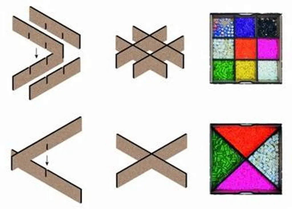 Mega Box - Cloisons de séparation modulables pour bacs de rangement