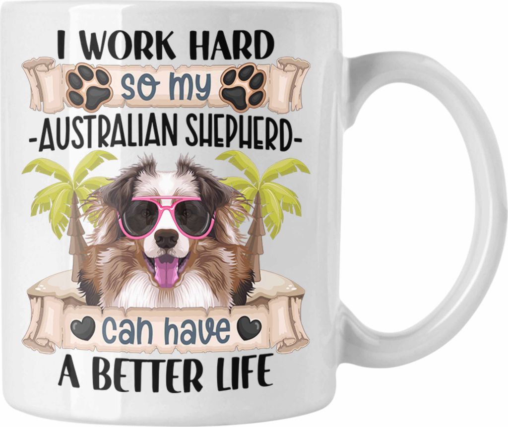 Trendation - Australian Shepherd Besitzer Tasse Geschenk Produktbild 