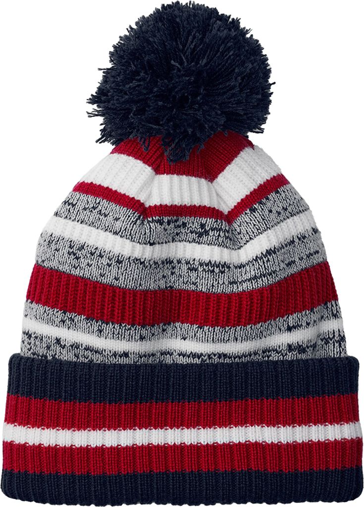 Beechfield - Mütze für Herren/Damen Uni PC7567 (Einheitsgröße) (Dunkelblau/Rot/Weiß)