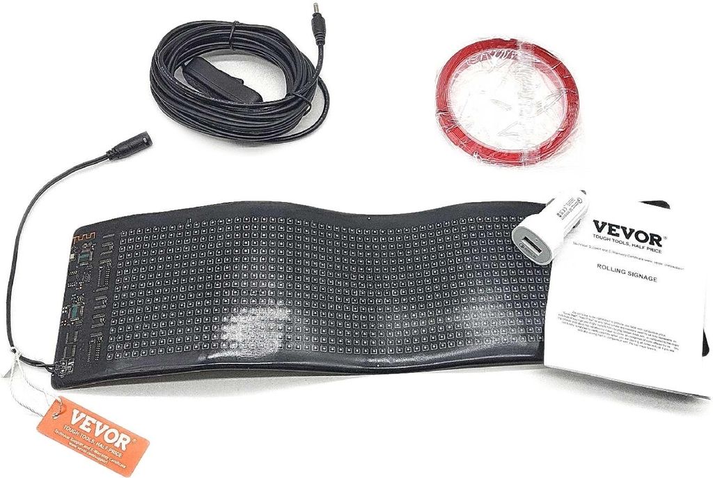 VEVOR Programmierbares LED Schild P5 Vollfarb LED Scrolling Panel Message Office