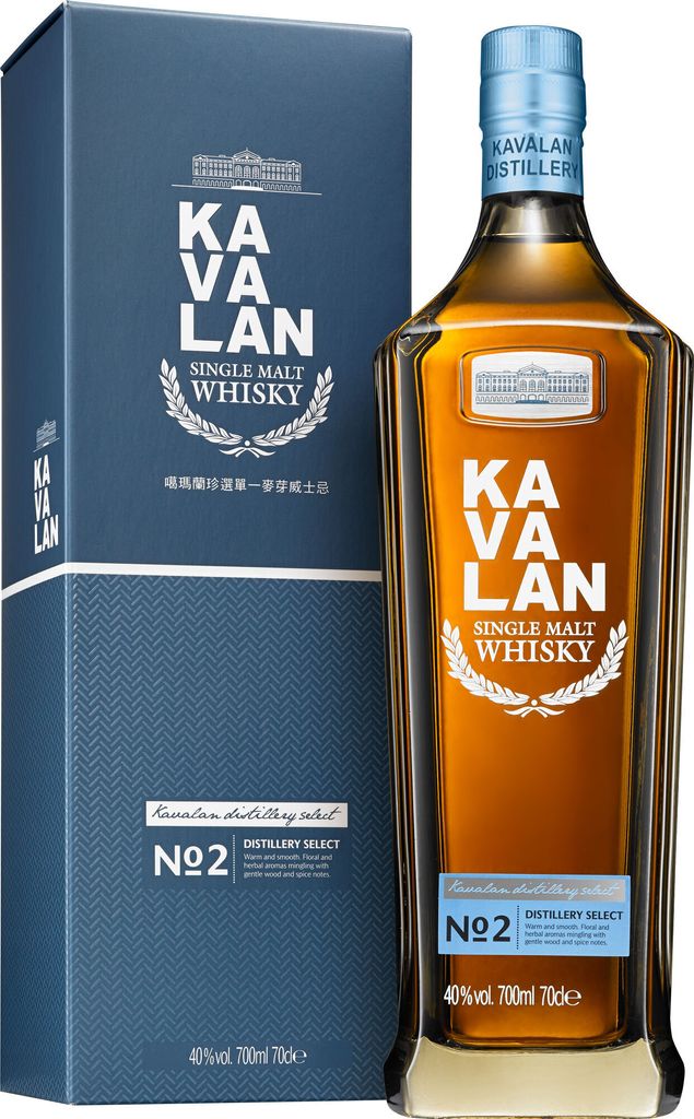 Kavalan Kavalan Distillery Select No.2 Single Malt 40%vol Whisky aus Taiwan NV Whisky ( 1 x 0.7 L )