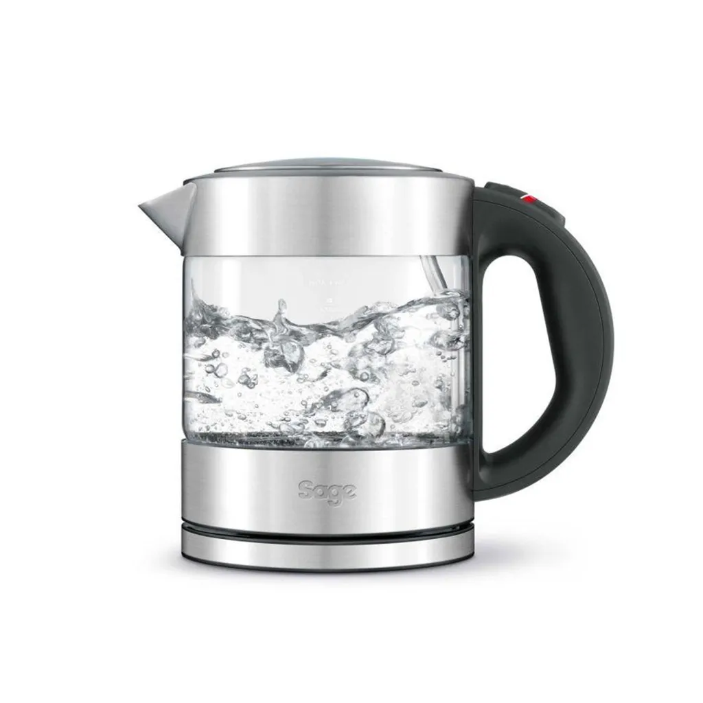 Sage the Compact Kettle Pure Bollitore 1L - Design in Vetro e Acciaio