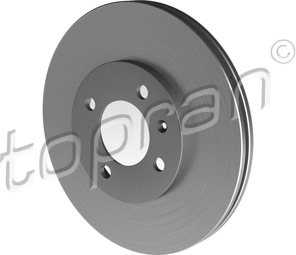 Disque de frein avant TOPRAN 103 408 compatible OE 6N0 615 301D