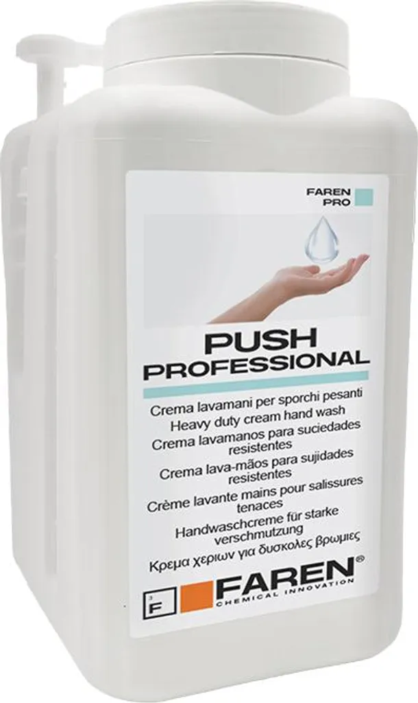 Crème Lavante Abrasive Faren Push 5L à Action Dégraissante Forte