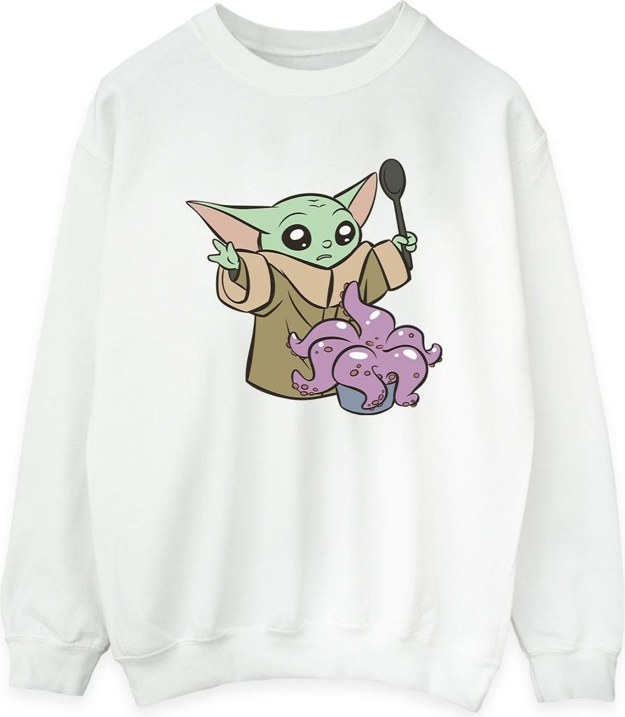 Star Wars - "The Mandalorian" Sweatshirt für Damen BI39817 (XXL) (Weiß)