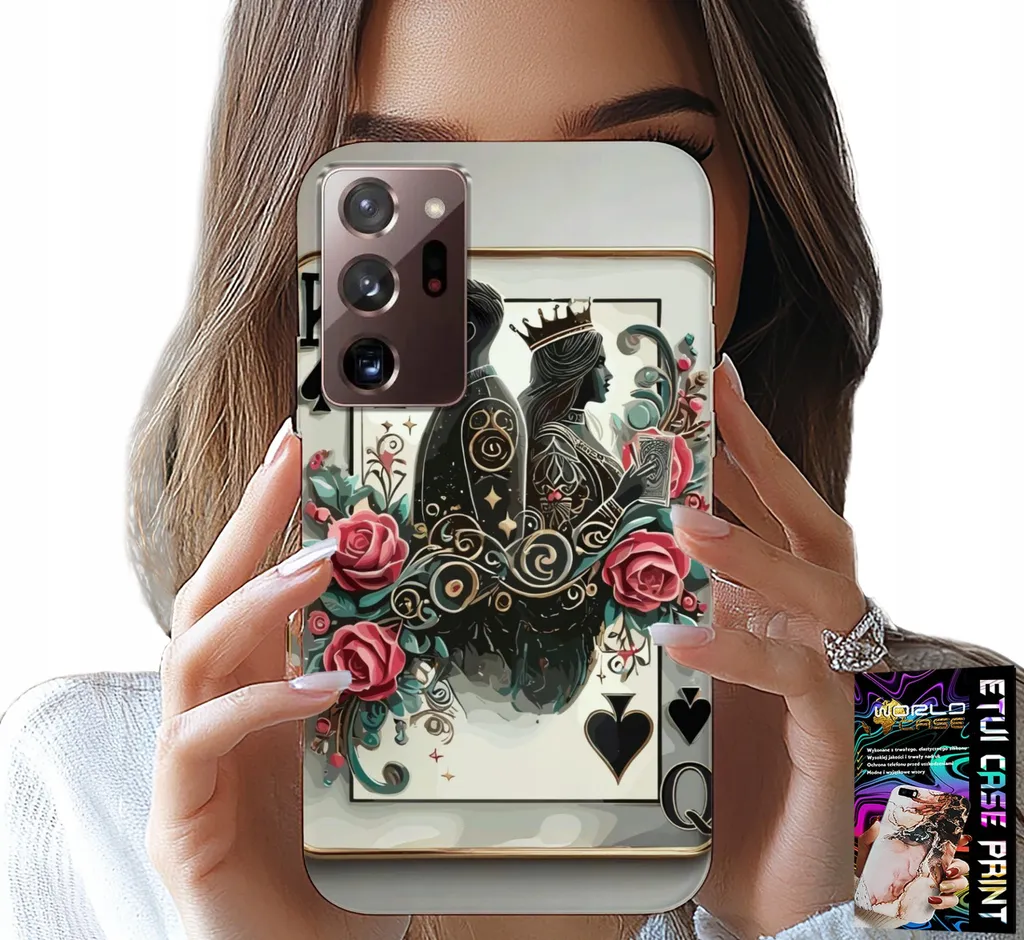 Cover Lusso Samsung Note 20 Ultra - Regina Poker Stagnola