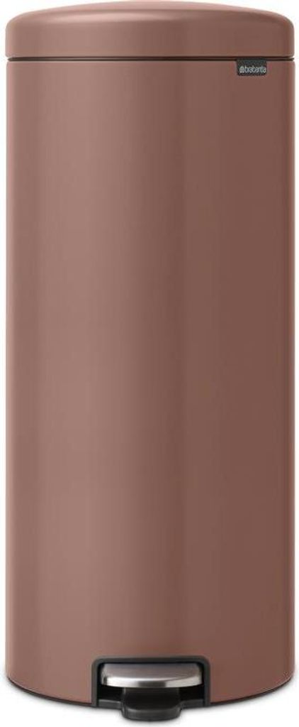 Brabantia Newicon, cubo de basura de 30 litros, color taupe Imagen del producto 