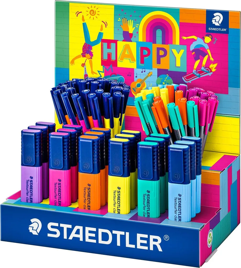Présentoir mixte Happy Line robuste avec compartiments modulables